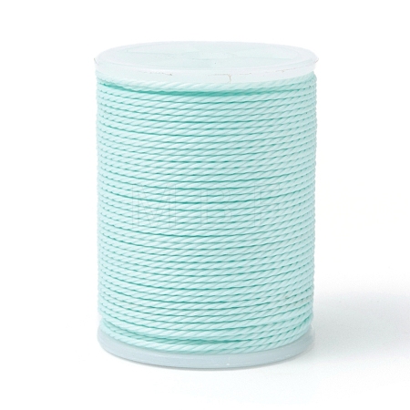 Round Waxed Polyester Cord YC-G006-01-1.0mm-31-1