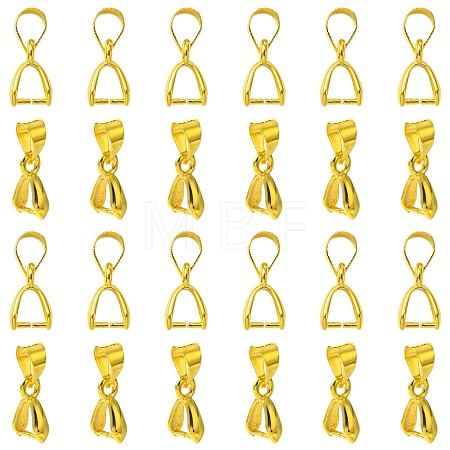 50Pcs Brass Ice Pick Pinch Bails IFIN-FS0001-47A-1