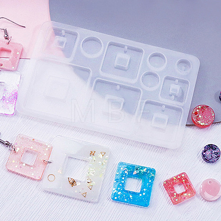DIY Pendant Silicone Molds DIY-E065-07F-1