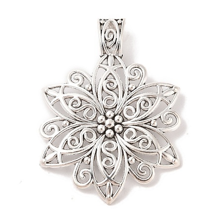 Tibetan Style Alloy Focal Pendants X-LF9727Y-1