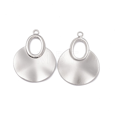 Non-Tarnish 304 Stainless Steel Big Pendants STAS-B031-34P-1