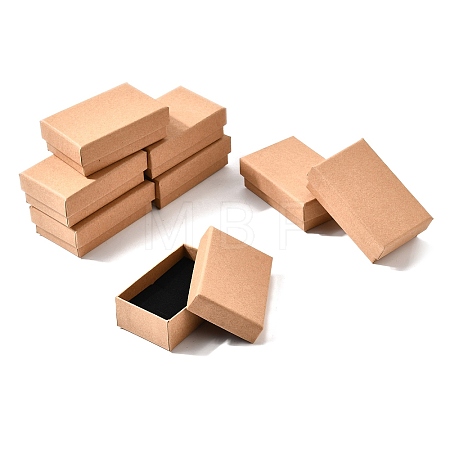8Pcs Cardboard Jewelry Set Boxes CBOX-FP0001-01-1