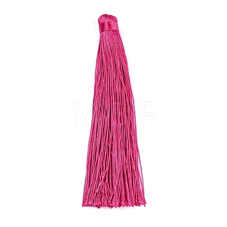Nylon Tassels Big Pendant Decorations HJEW-G010-B13-1