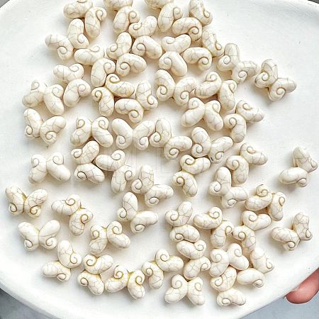Synthetic Howlite Beads G-V001-001E-1