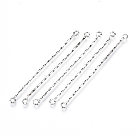 Brass Box Chain Tassel Links KK-R129-05P-1