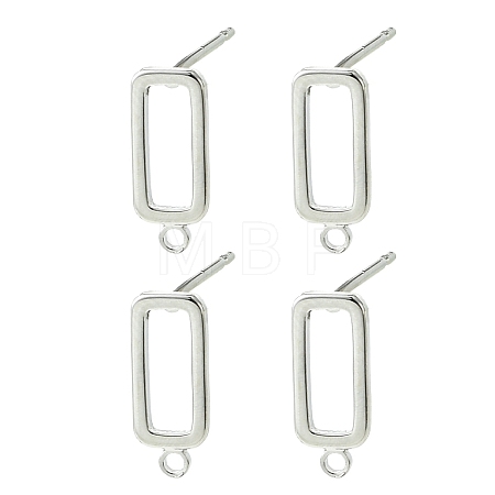 SHEGRACE Brass Stud Earring Findings XGRQ6H659-899P-1
