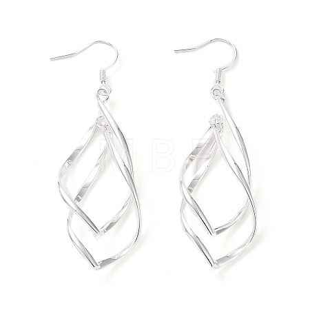 Brass Dangle Earrings EJEW-BB11821-1