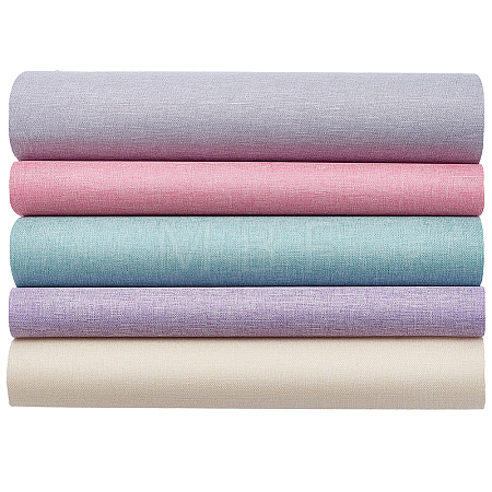 10Pcs 5 Colors Linen Fabric Book Covers FIND-CP0003-80C-1
