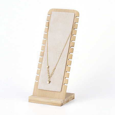 Bamboo Necklace Display Stand NDIS-E022-04-1