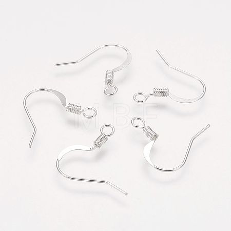 Brass French Earring Hooks X-KK-Q366-S-NF-1