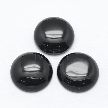 Natural Obsidian Cabochons X-G-E492-A-05-1
