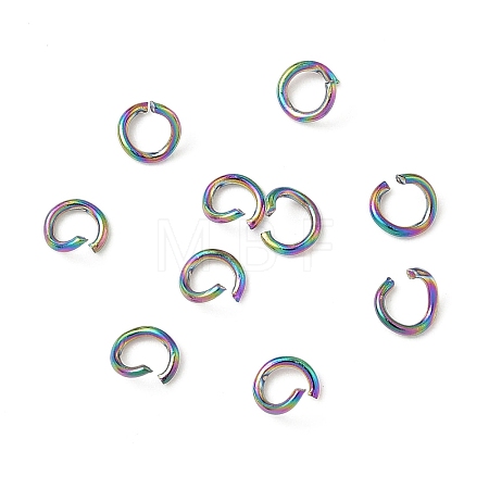 304 Stainless Steel Open Jump Rings STAS-Z150-01A-RC-1