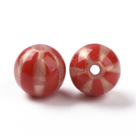Opaque Acrylic Beads LS-OACR-M003-03I-1