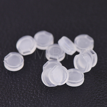 Comfort Plastic Pads for Clip on Earrings KY-P007-A01-1