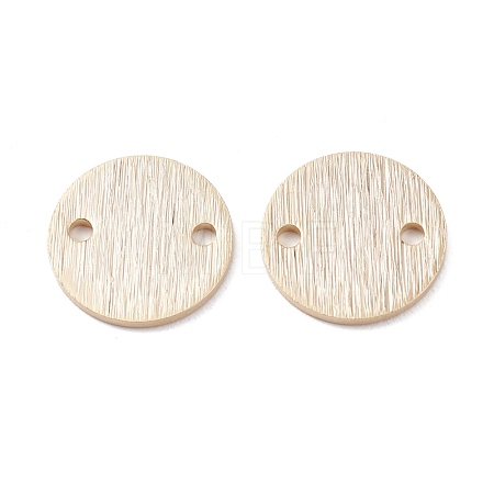 Brass Link Connectors KK-K253-09C-01G-1