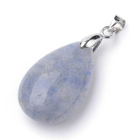 Natural Quartz Pendants X-G-S243-18-1