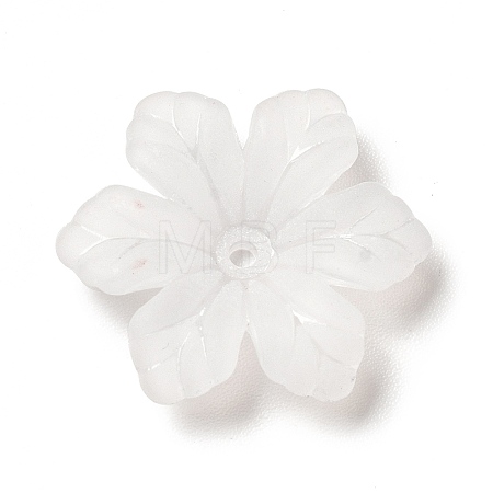 Transparent Acrylic Bead Caps MACR-J122-03-1
