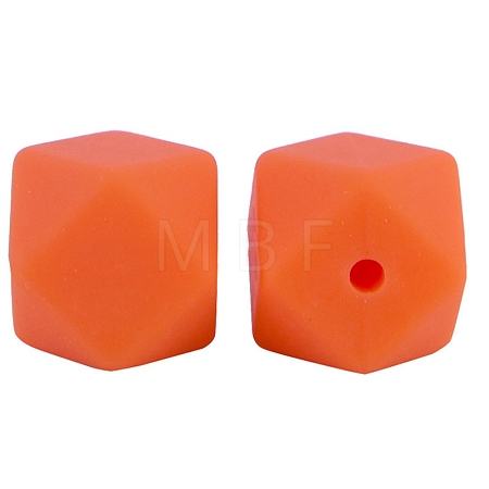 Octagon Food Grade Silicone Beads PW-WG43860-37-1