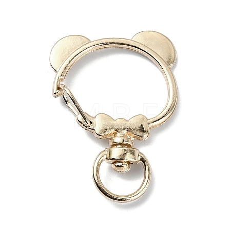 Alloy Swivel Clasps KEYC-Z005-01KCG-1