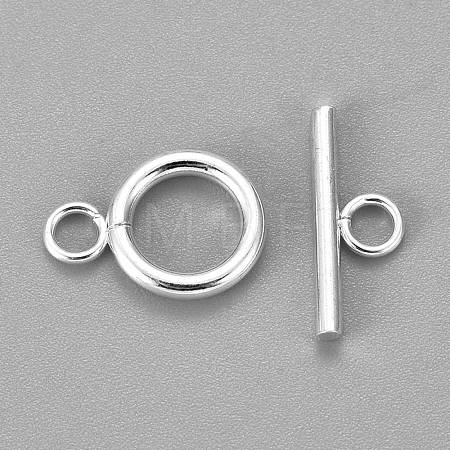 304 Stainless Steel Toggle Clasps X-STAS-H380-03S-1