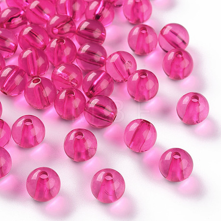 Transparent Acrylic Beads X-MACR-S370-A10mm-706-1