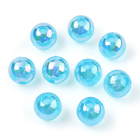 Transparent Acrylic Beads MACR-T046-01C-09-1