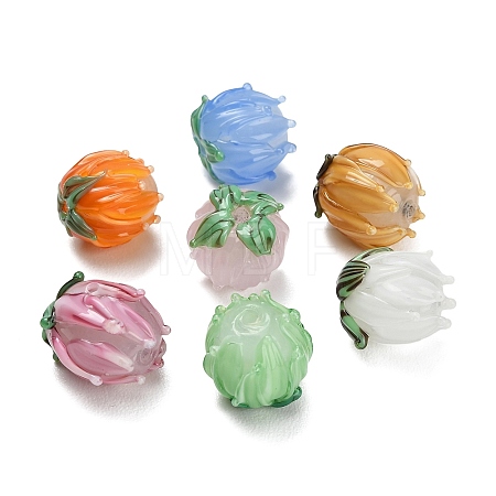 Handmade Lampwork Beads LAMP-F041-02-A01-1