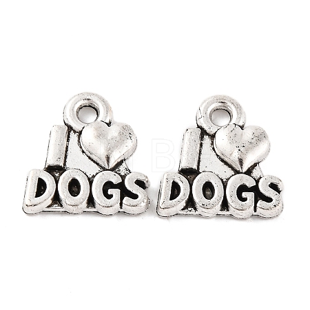 Tibetan Style Zinc Alloy Pendants X-TIBEP-R334-356AS-RS-1