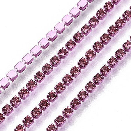 Electrophoresis Iron Rhinestone Strass Chains CHC-Q009-SS6.5-B15-1