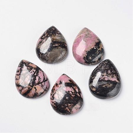Natural Rhodonite Cabochons G-E335-02B-1
