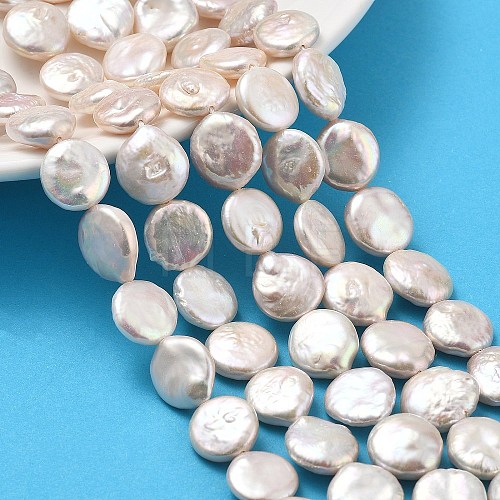 Natural Baroque Keshi Pearl Beads Strands PEAR-P064-18A-03A-1