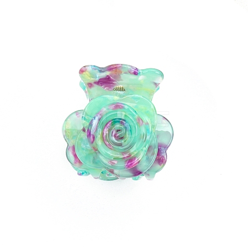 Flower Acetate Claw Hair Clips PW-WGBB8B1-06-1