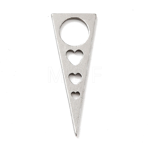 201 Stainless Steel Pendants STAS-A066-11P-1