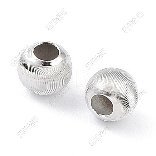925 Sterling Silver Beads STER-K173-01D-S-1