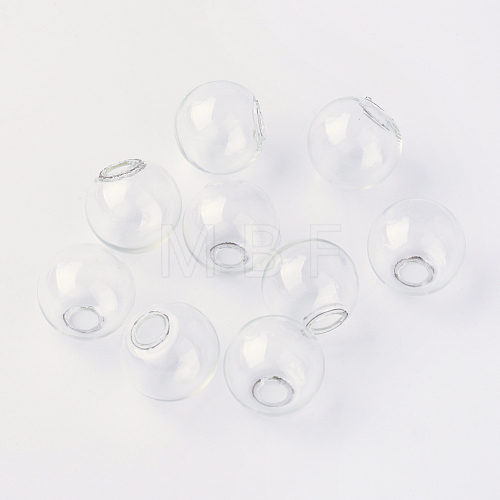 Round Mechanized One Hole Blown Glass Globe Ball Bottles X-BLOW-R001-16mm-1