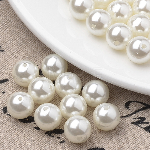 Eco-Friendly Plastic Imitation Pearl Beads Strands X-MACR-S285-8mm-05-1