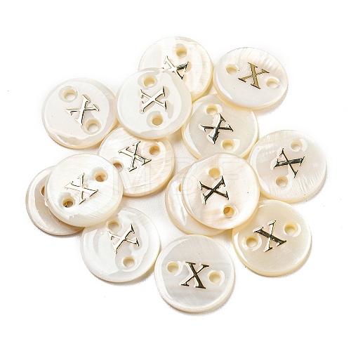 Freshwater Shell Buttons BUTT-Z001-01X-1