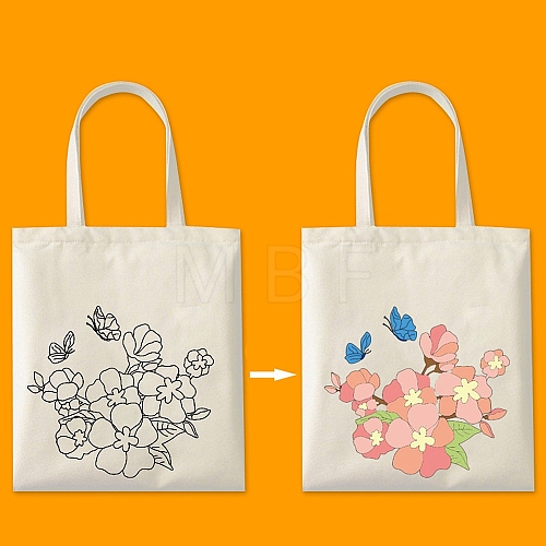 DIY Canvas Women's Tote Bags PW-WG4F570-03-1