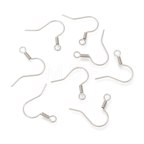 316 Surgical Stainless Steel Earring Hooks STAS-E009-2-1