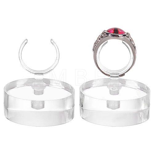 Transparent Acrylic Ring Display Rack AJEW-WH0029-42-1