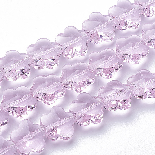 Transparent Glass Beads GLAA-Q066-14mm-C16-1