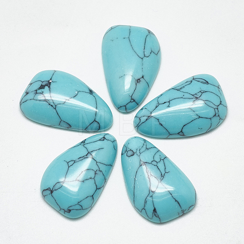 Synthetic Turquoise Cabochons TURQ-S290-52A-01-1