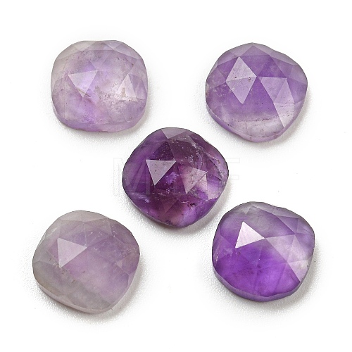 Natural Amethyst Cabochons G-M431-01F-1