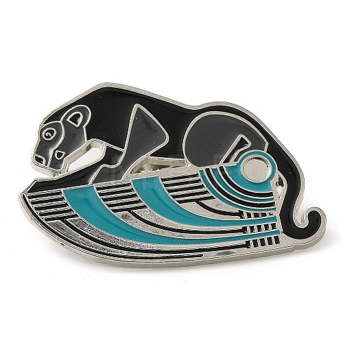 Panther Alloy Enamel Pins JEWB-U009-03-1