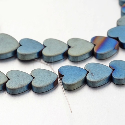 Electroplate Non-magnetic Synthetic Hematite Beads Strands G-F300-23D-F07-1