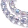 AB Color Plated Glass Beads GLAA-F108-12B-02-1