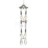 Halloween Bat Alloy Suncatcher HJEW-TA00495-1