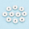 925 Sterling Silver Spacer Beads STER-N016-128S-1