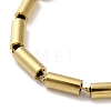 304 Stainless Steel Column Link Chain Bracelets for Women BJEW-G712-04G-2