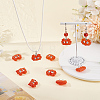 10Pcs Glass Enamel Beads LAMP-PA0001-44C-4
